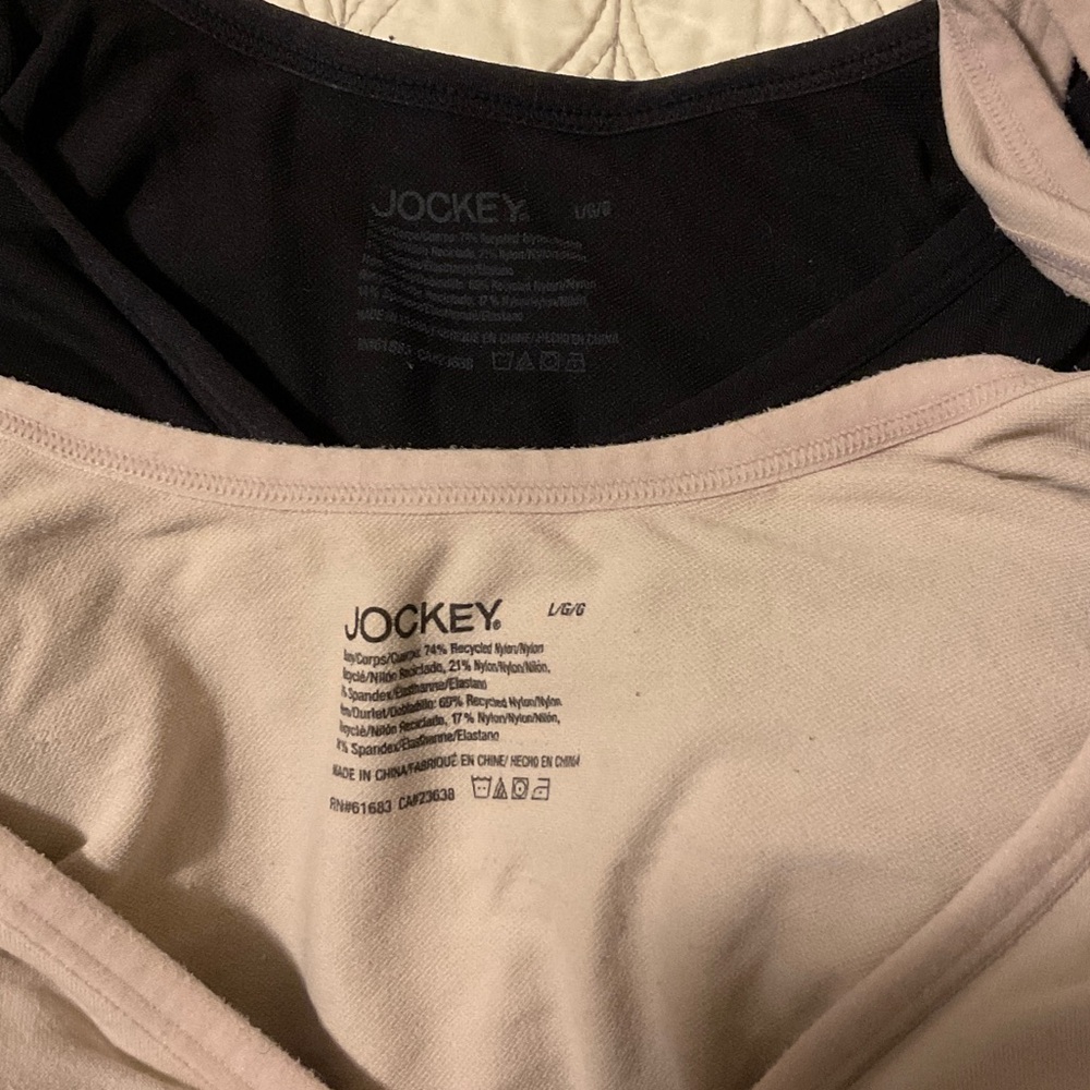 Jockey Black and Beige Bras set of 2